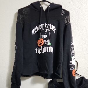 Hot Topic Black Halloween Sweat Set